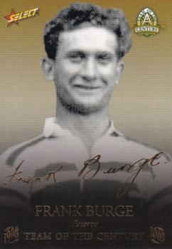 2008 NRL Centenary - Team of the Century Foil Signature #TCFS17 Frank Burge Front